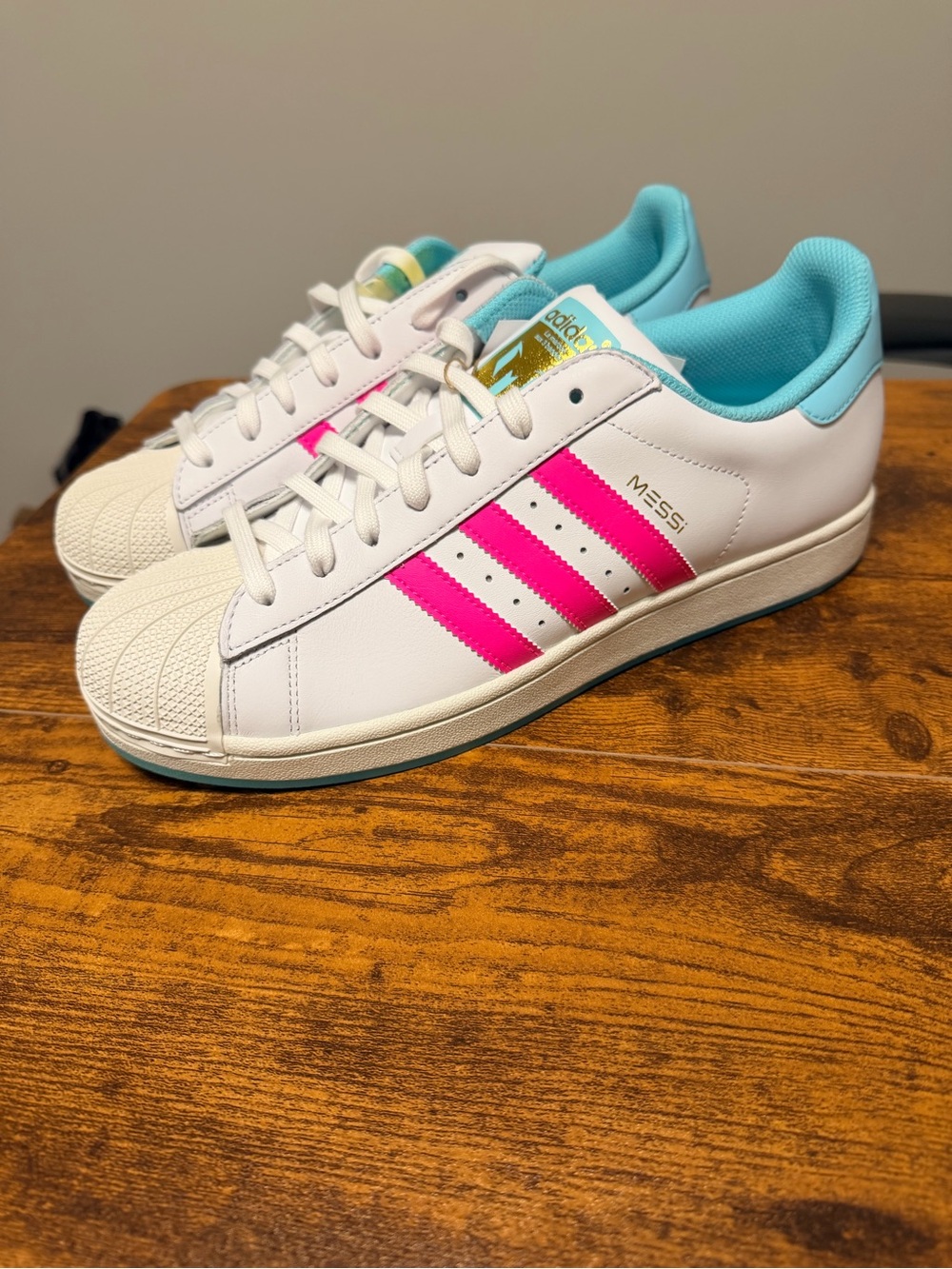 Adidas Mens Messi Superstar 10.5M/11.5W